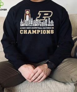 Official purdue 2024 Roster With NCAA Champions Trophy Cup Shirt