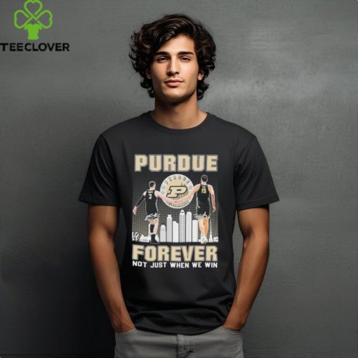 Official purdue Boilermakers Braden Smith And Zach Edey Forever Not Just When We Win Signatures Shirt