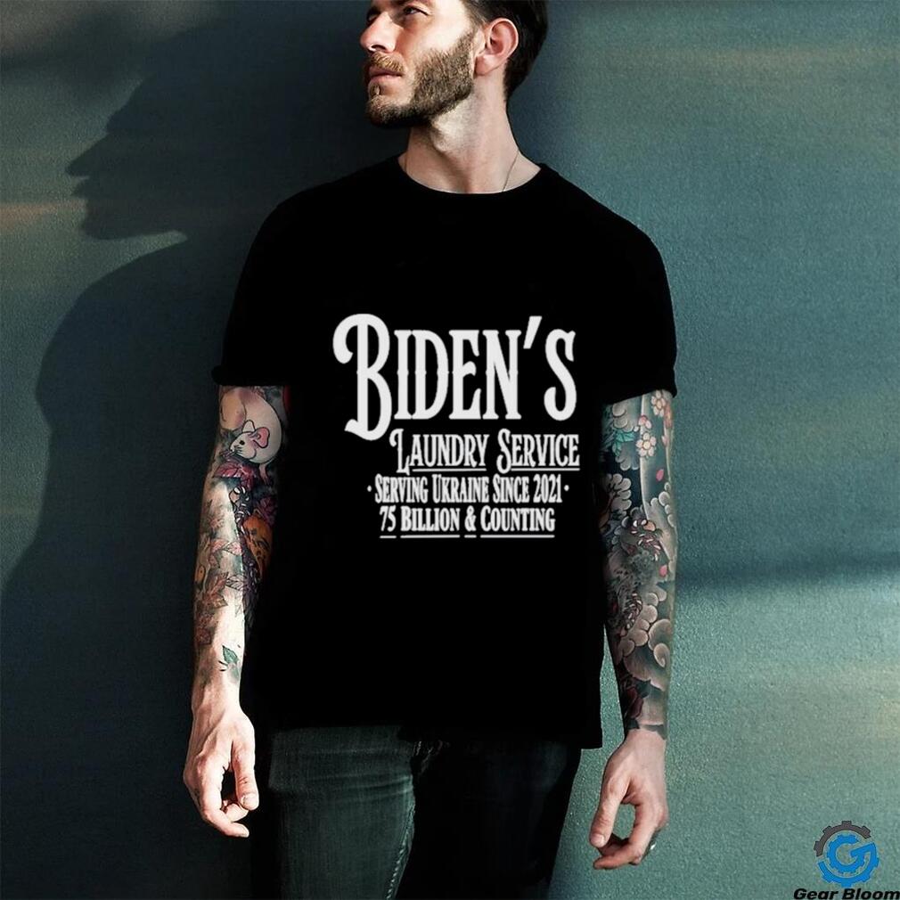 Official reckless Patriot Gear Biden’s Laundry Service Serving Ukraine Since 2021 75 Billion And Counting Shirt Official reckless Patriot Gear Biden’s Laundry Service Serving Ukraine Since 2021 75 Billion And Counting Shirt