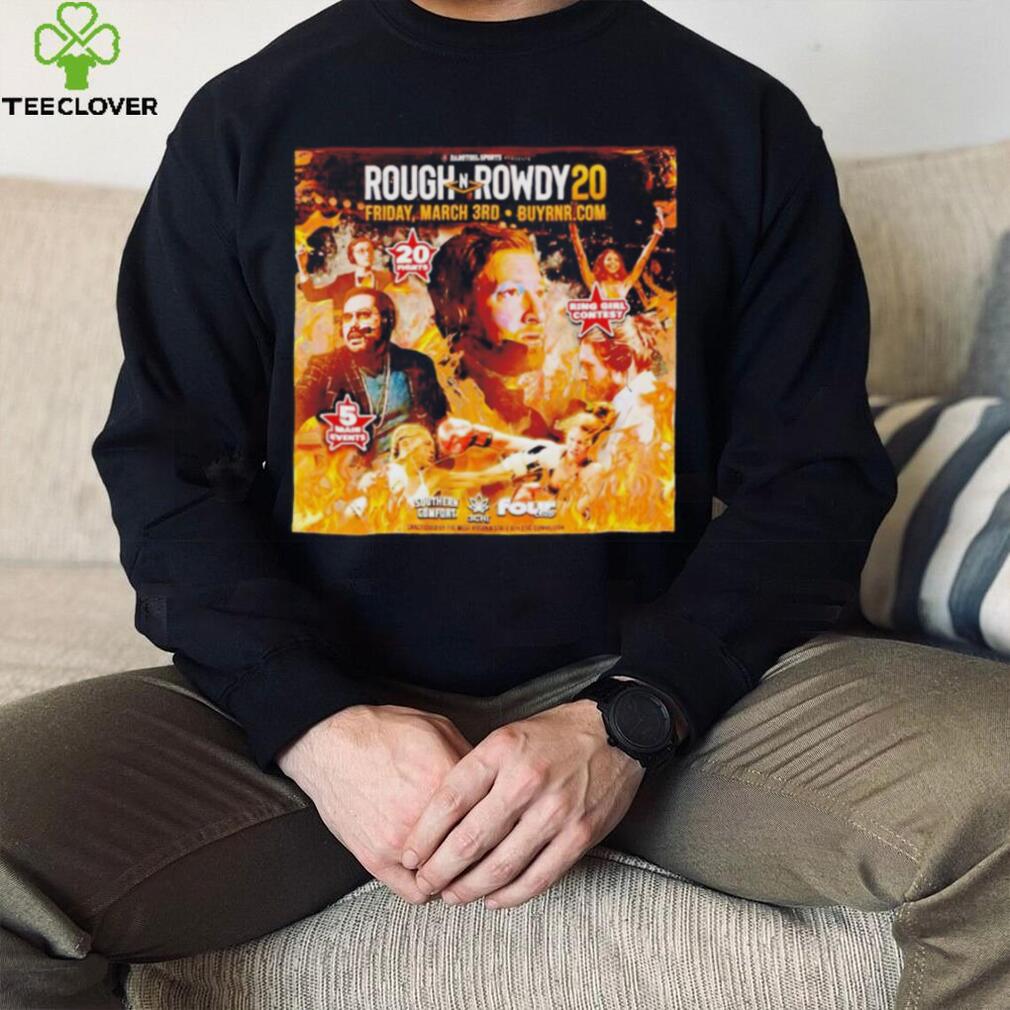 Official rough And Rowdy 20 Fights 5 Events Ring Girl Contest shirt Official rough And Rowdy 20 Fights 5 Events Ring Girl Contest shirt