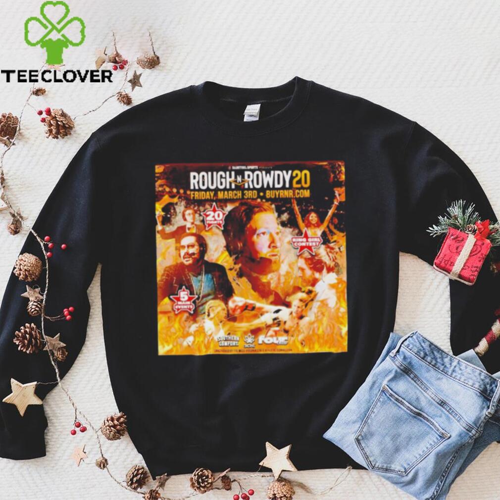 Official rough And Rowdy 20 Fights 5 Events Ring Girl Contest shirt Official rough And Rowdy 20 Fights 5 Events Ring Girl Contest shirt