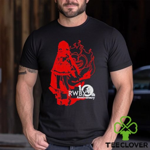 Official rwby 10th anniversary hoodie, sweater, longsleeve, shirt v-neck, t-shirt