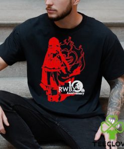 Official rwby 10th anniversary hoodie, sweater, longsleeve, shirt v-neck, t-shirt