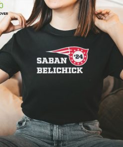 Official saban Belichick ’24 alabama And New England Patriot Logo Shirt