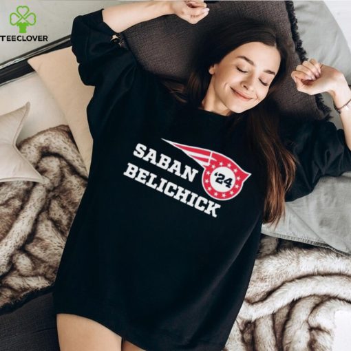 Official saban Belichick ’24 alabama And New England Patriot Logo Shirt