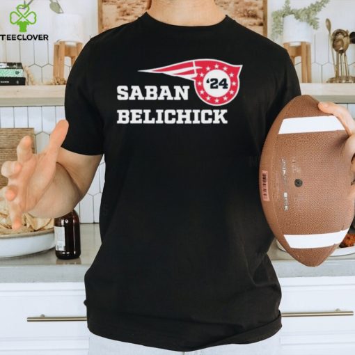 Official saban Belichick ’24 alabama And New England Patriot Logo Shirt