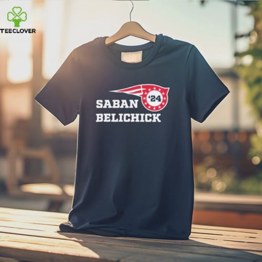 Official saban Belichick ’24 alabama And New England Patriot Logo Shirt