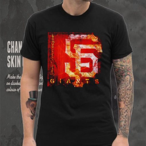Official san Francisco Giants Map Vintage Shirt