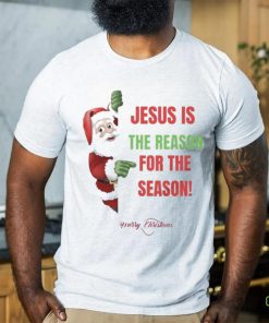 Official santa Claus Jesus Is The Reason For The Season Merry Christmas Shirt