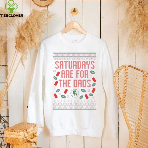 Official saturdays are for the dads ugly christmas sweater