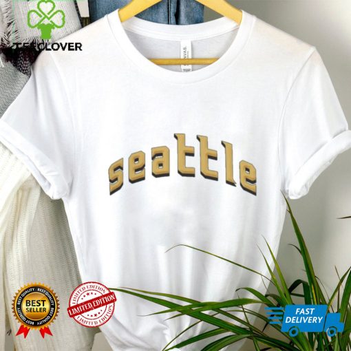 Official seattle City Connect Wordmark T Shirt