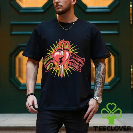 Official shawn Michaels Heart Dagger Logo T Shirt