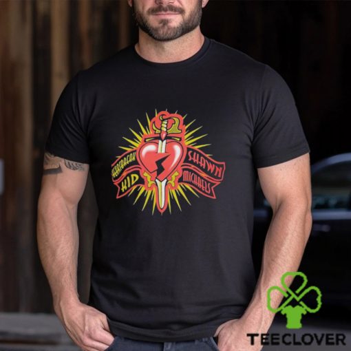 Official shawn Michaels Heart Dagger Logo T Shirt