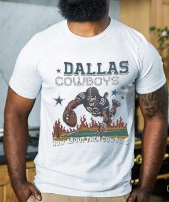 Official skeleton How About Them Cowboys Shirt