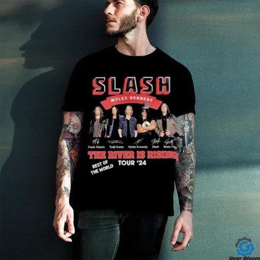 Official slash Myles Kennedy The River Is Rising Tour’s Signatures Shirt