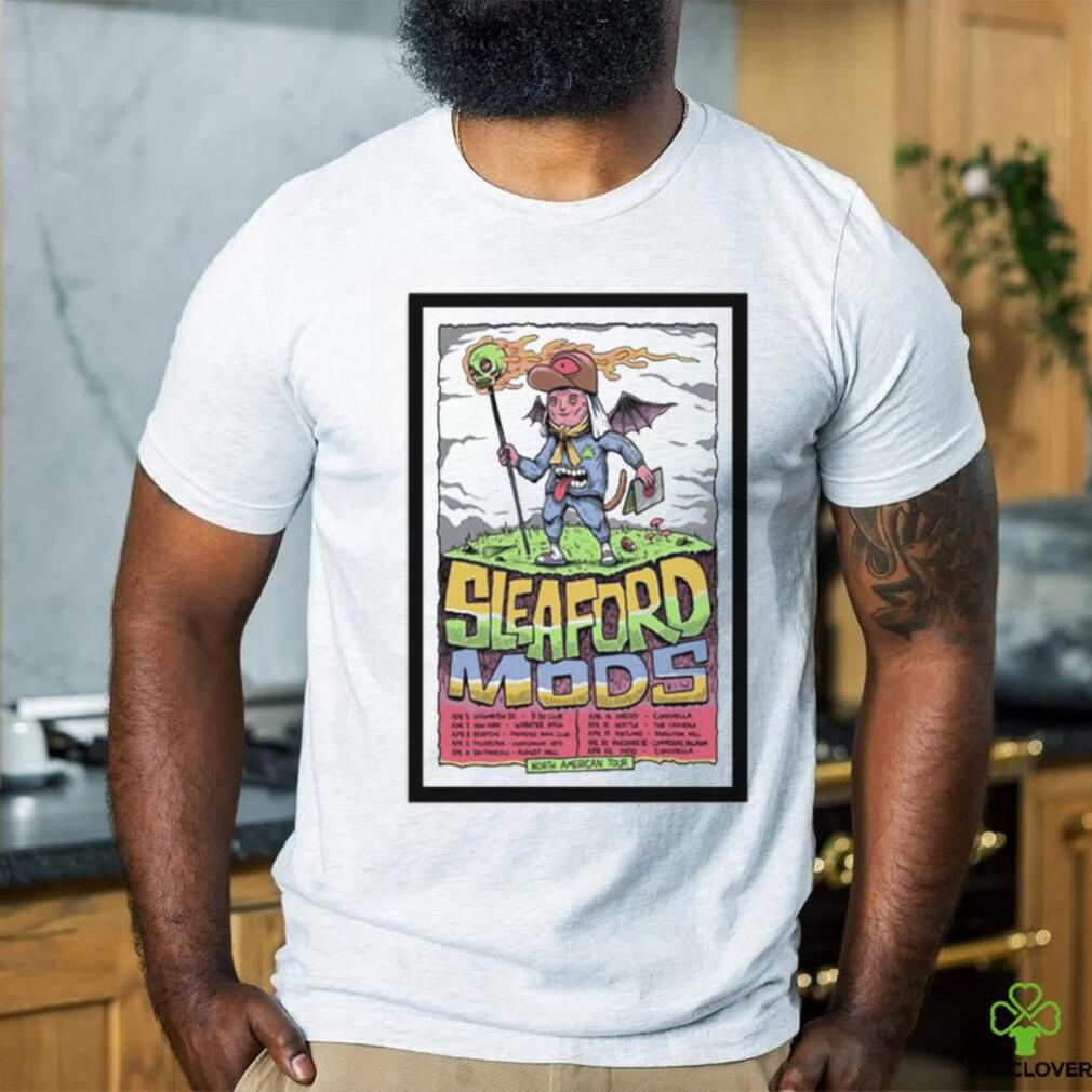 Official sleaford Mods North U.S 2023 Tour Poster shirt