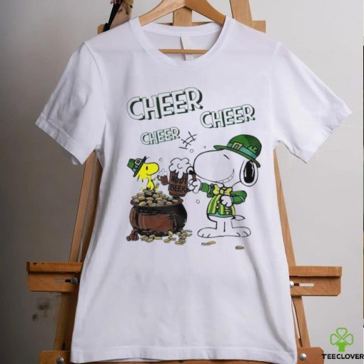 Official snoopy And Woodstock Cheer Cheer Beer St Patrick’s Day 2024 Shirt