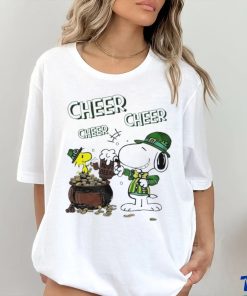 Official snoopy And Woodstock Cheer Cheer Beer St Patrick’s Day 2024 Shirt