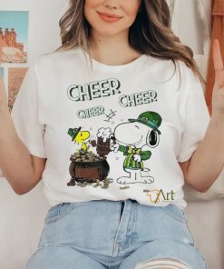 Official snoopy And Woodstock Cheer Cheer Beer St Patrick’s Day 2024 Shirt