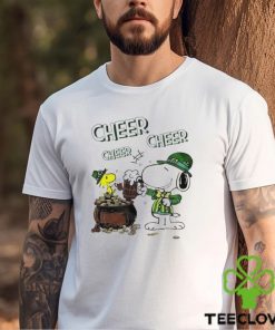 Official snoopy And Woodstock Cheer Cheer Beer St Patrick's Day Shirt