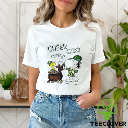 Official snoopy And Woodstock Cheer Cheer Beer St Patrick’s Day Shirt