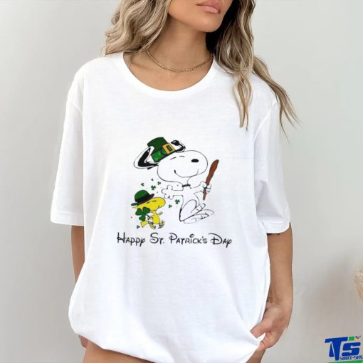 Official snoopy And Woodstock Happy St Patrick’s Day 2024 Shirt