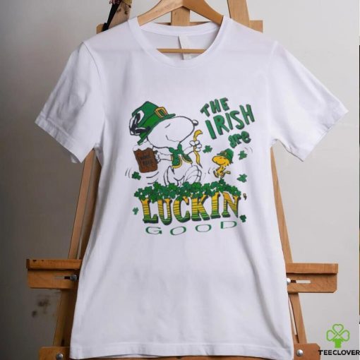 Official snoopy And Woodstock The Irish Are Luckin’ Good St Patrick’s Day Shirt