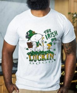 Official snoopy And Woodstock The Irish Are Luckin’ Good St Patrick’s Day Shirt