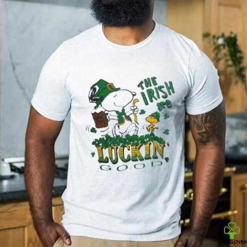 Official snoopy And Woodstock The Irish Are Luckin’ Good St Patrick’s Day Shirt