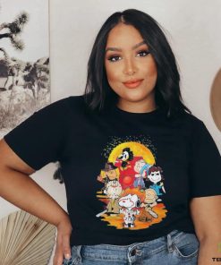 Official snoopy Peanuts horror movies halloween T shirt