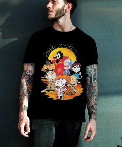Official snoopy Peanuts horror movies halloween T shirt
