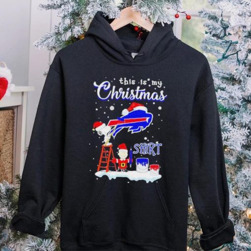 Official snoopy and Charlie Brown NFL Buffalo Bills This Is My Christmas T Shirt