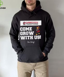 Official south Carolina Gamecocks come grow with us shirt