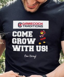 Official south Carolina Gamecocks come grow with us shirt