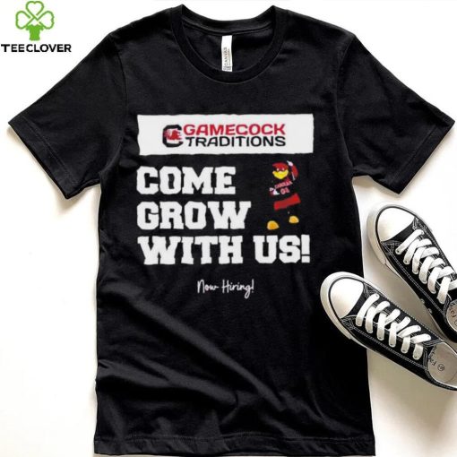 Official south Carolina Gamecocks come grow with us shirt