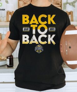 Official south Dakota State Football Back to back National Champions Logo Shirt