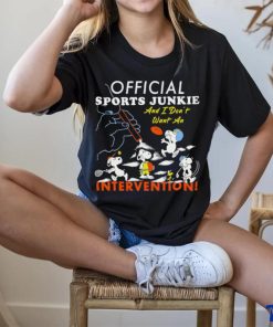 Official sports junkie and I don’t want an intervention hoodie, sweater, longsleeve, shirt v-neck, t-shirt