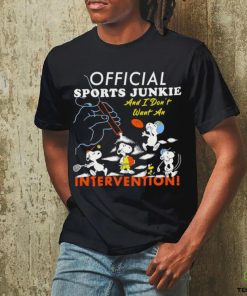 Official sports junkie and I don’t want an intervention hoodie, sweater, longsleeve, shirt v-neck, t-shirt