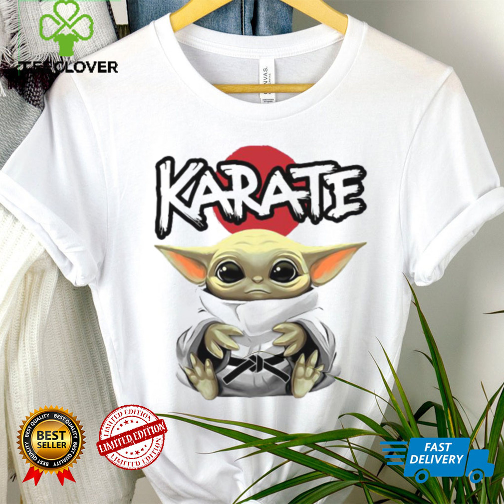 Official star wars baby yoda hug karate T shirt Official star wars baby yoda hug karate T shirt