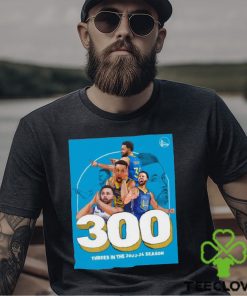 Official stephen Curry 300 Threes In The 2023 24 Season Shirt