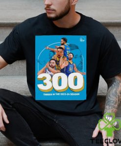 Official stephen Curry 300 Threes In The 2023 24 Season Shirt