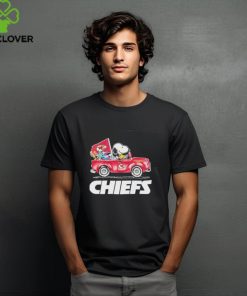 Official super Bowl LVIII Champions Snoopy And Woodstock On Car Kansas City Chiefs Shirt