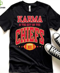 Official swiftie Karma Is The Guy On The Chiefs KC Football T Shirts