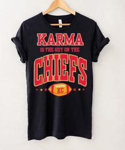 Official swiftie Karma Is The Guy On The Chiefs KC Football T Shirts