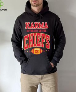 Official swiftie Karma Is The Guy On The Chiefs KC Football T Shirts