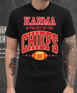 Official swiftie Karma Is The Guy On The Chiefs KC Football T Shirts