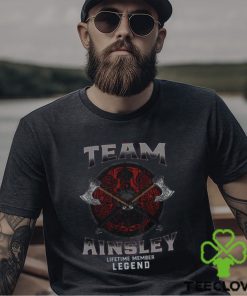 Official team Ainsley Name Lifetime Member Legend Viking T Shirt