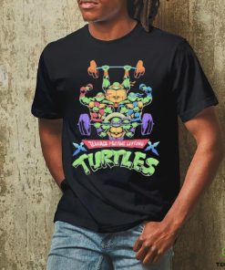 Official teenage Mutant Lifting Turtles T Shirt