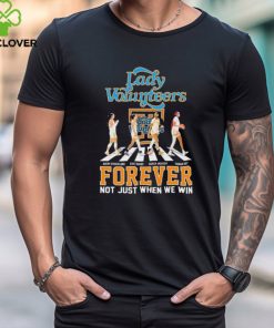 Official tennessee Lady Vols Women’s Basketball Abbey Road Forever Not Just When We Win Shirt