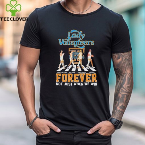 Official tennessee Lady Vols Women’s Basketball Abbey Road Forever Not Just When We Win Shirt